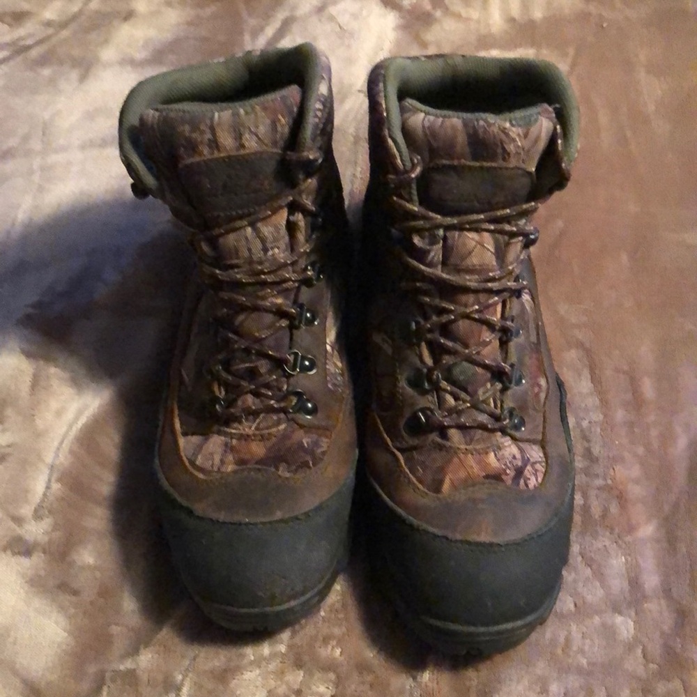 CABELA'S Dry Plus Waterproof Camo Hiking Hunting Boots Men’s size 11 M 81-3746